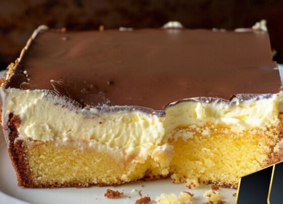 Boston Cream Poke Cake prepared at home with simple ingredients and clear steps.