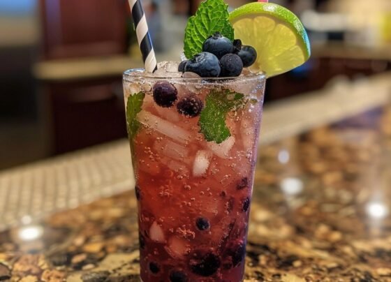 Tito's Blueberry Coconut Mojito prepared at home with simple ingredients and clear steps.