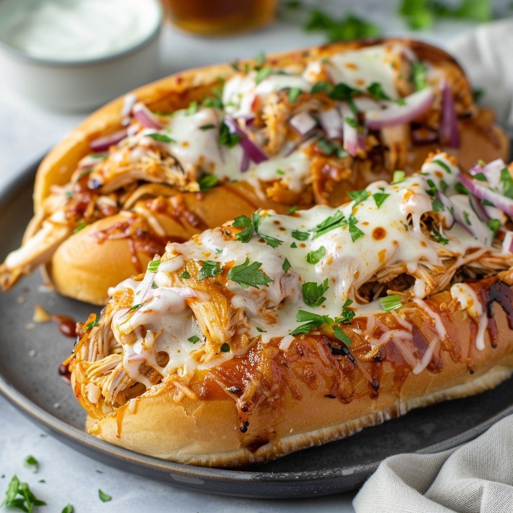 White BBQ Chicken Subs