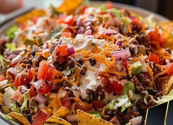 Doritos Taco Salad Recipe prepared at home with simple ingredients and clear steps.