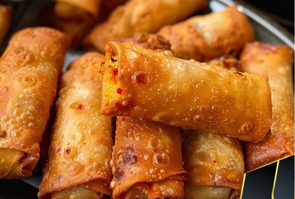 Crab Rangoon Egg Rolls
