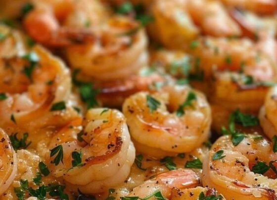 Garlic Parmesan Roasted Shrimp prepared at home with simple ingredients and clear steps.