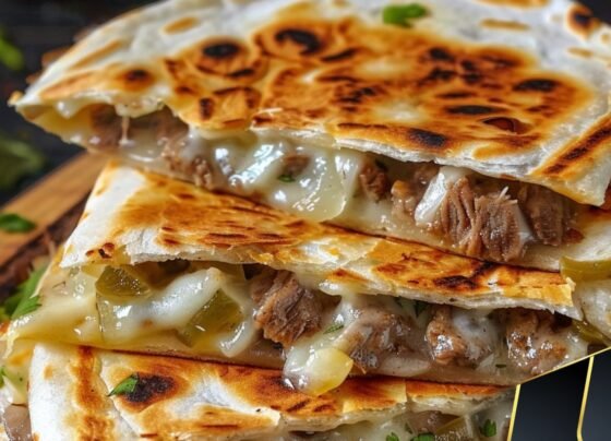 Philly Cheese Steak Quesadillas prepared at home with simple ingredients and clear steps.