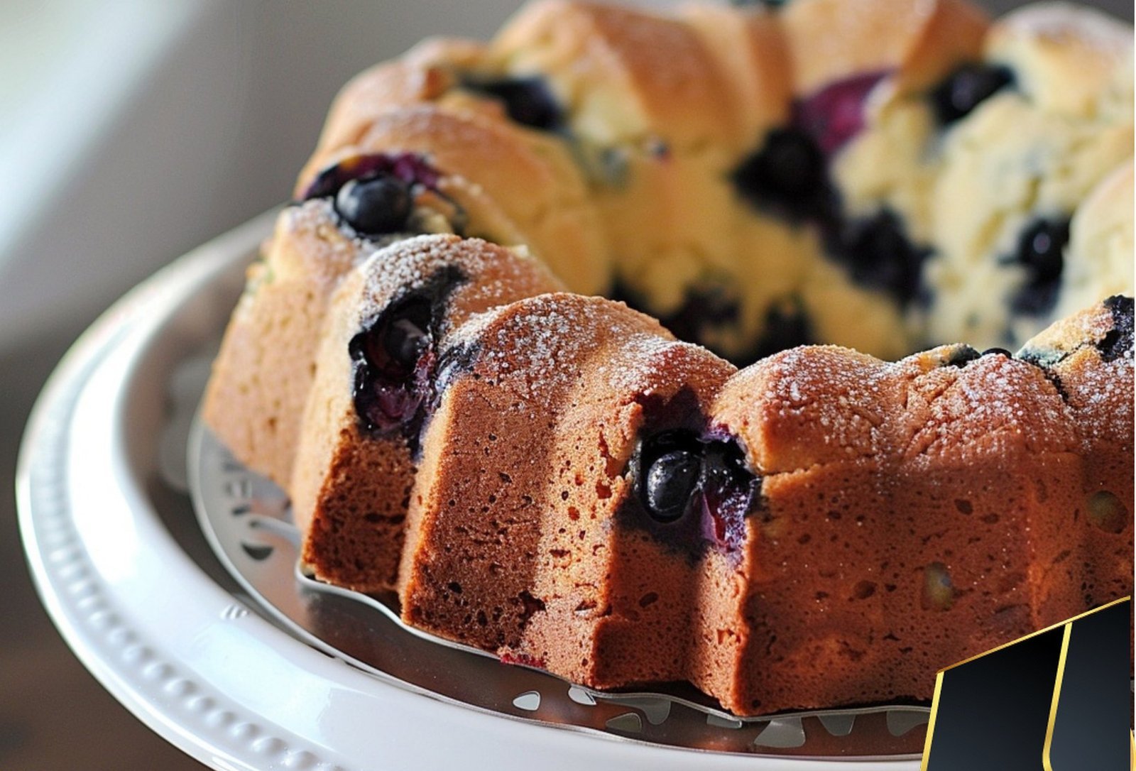 Blueberry Sour Cream Coffee Cake