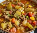 Best Ever Easy Vegetable Beef Soup prepared at home with simple ingredients and clear steps.