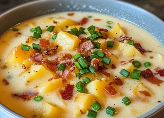 Loaded Baked Potato Soup prepared at home with simple ingredients and clear steps.