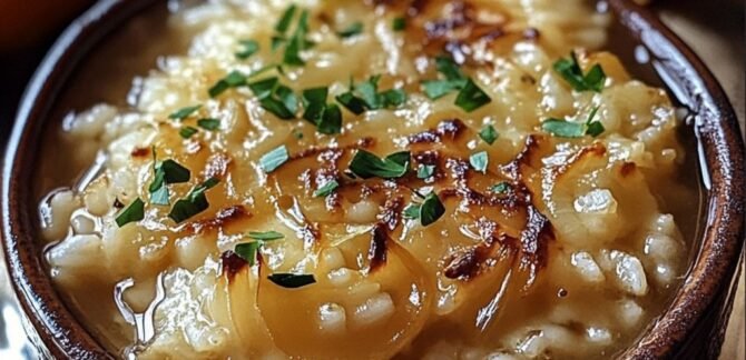 French Onion Soup Rice prepared at home with simple ingredients and clear steps.