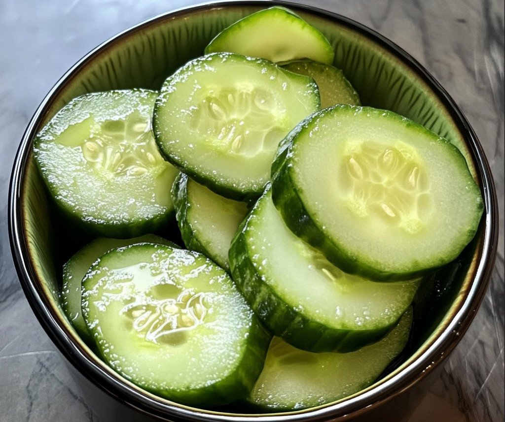 This dish is more than a salad; it’s a journey through flavors and textures, a refreshing side that promises to awaken the palate and impress with its simplicity and depth.