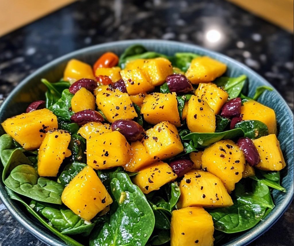 Mango Spinach Salad
