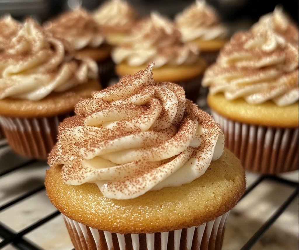 Churro Cupcakes