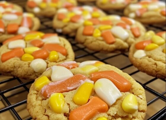 Candy Corn Cake Mix Cookies prepared at home with simple ingredients and clear steps.