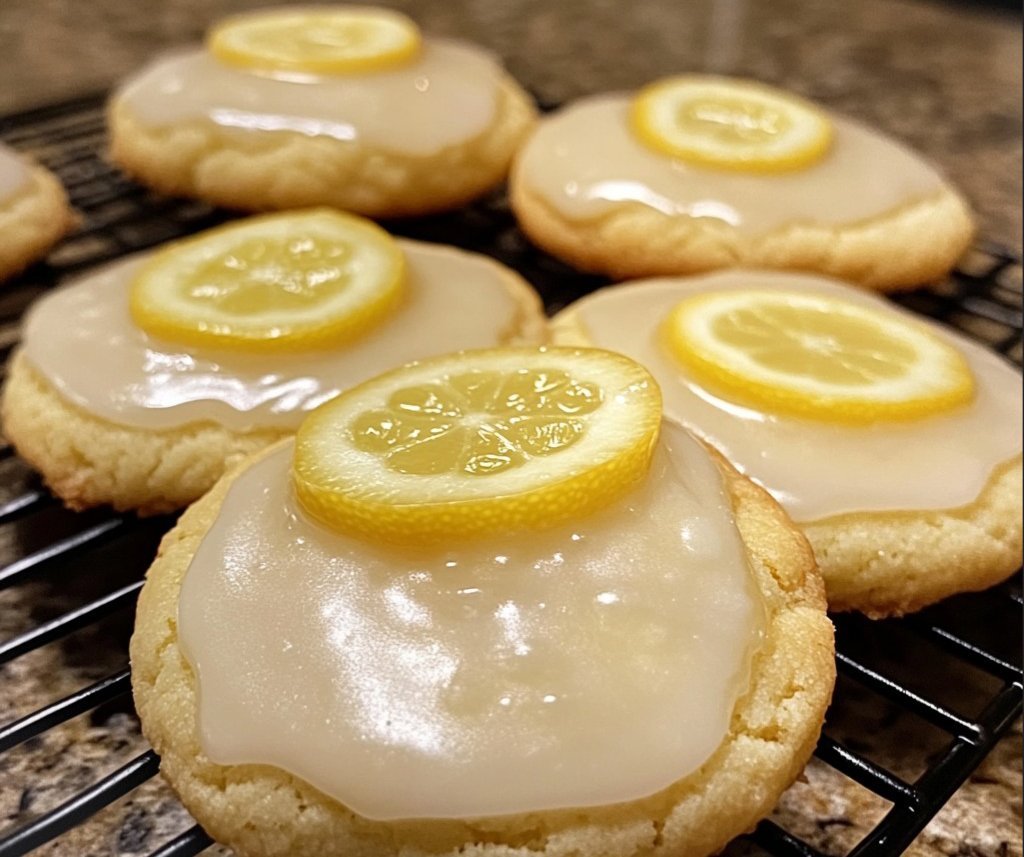 Glazed Lemon Drop Cookies