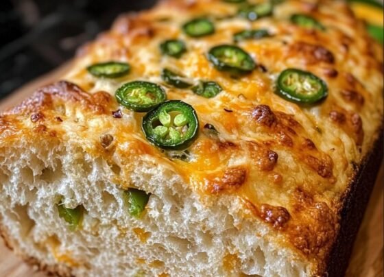 Jalapeño Cheddar Bread prepared at home with simple ingredients and clear steps.