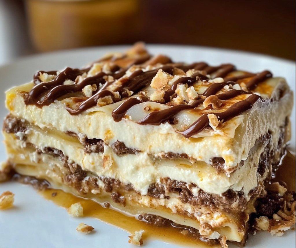 Turtle Lasagna Dessert