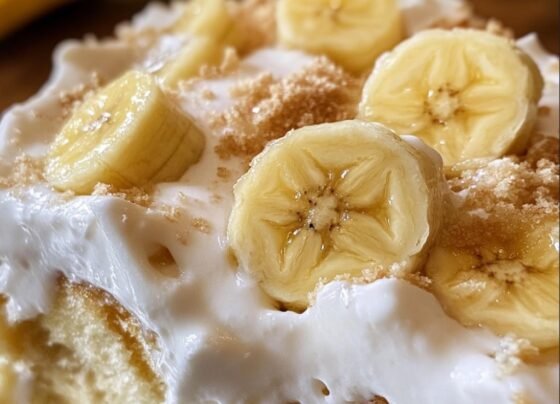 Banana Pudding Poke Cake prepared at home with simple ingredients and clear steps.