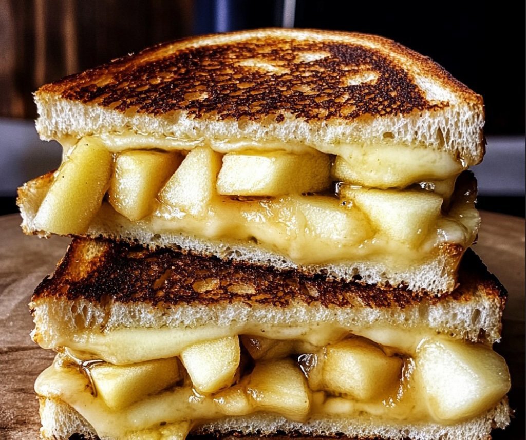 Apple and Brie Grilled Cheese