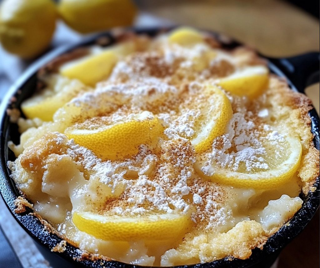 Magic Lemon Cobbler