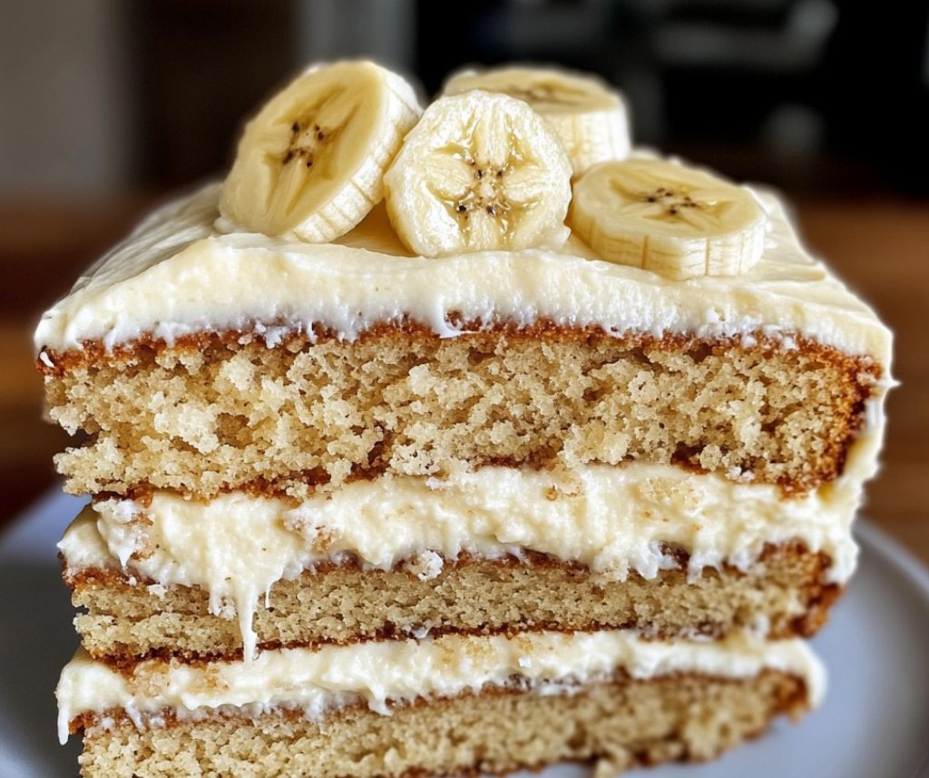 Banana Cake with Cream Cheese Frosting
