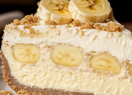 BANANA PUDDING CHEESECAKE WITH A NILLA COOKIE CRUST prepared at home with simple ingredients and clear steps.