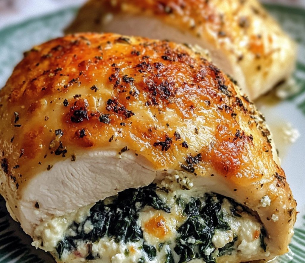 Spinach Ricotta Stuffed Chicken
