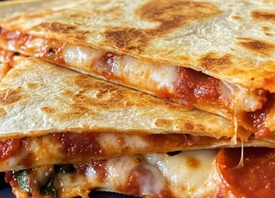Pizza Quesadilla prepared at home with simple ingredients and clear steps.