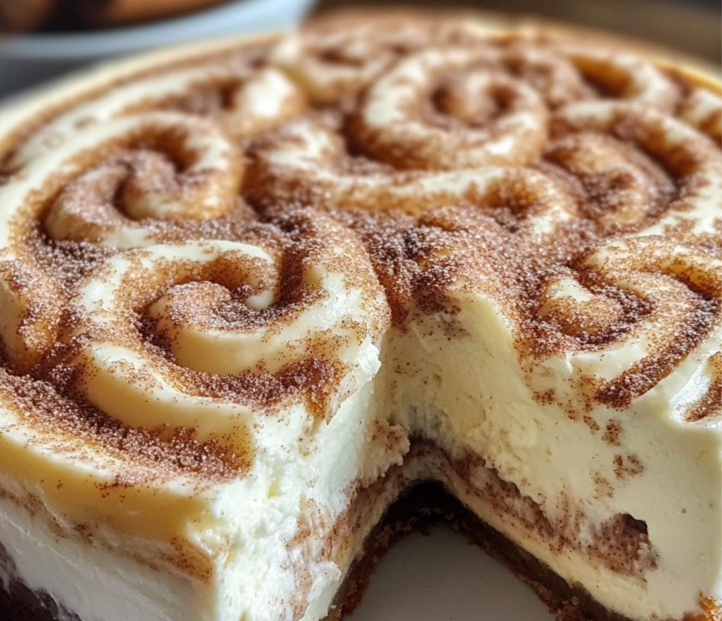Cinnamon Roll Cheesecake
