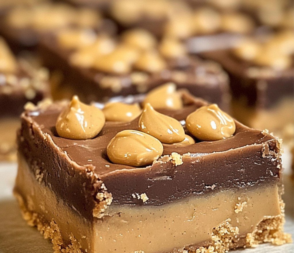 Peanut Butter Blossom Bars