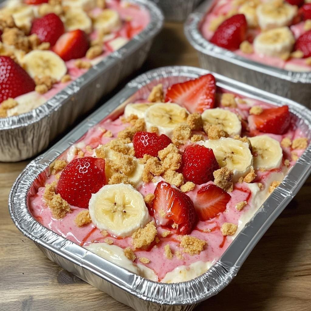Strawberry cheesecake banana