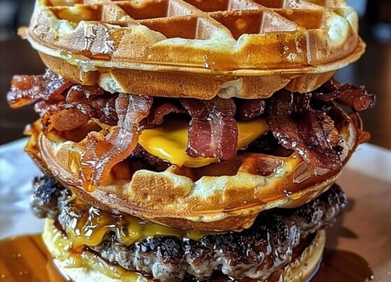 Maple Bacon Waffle Burger prepared at home with simple ingredients and clear steps.