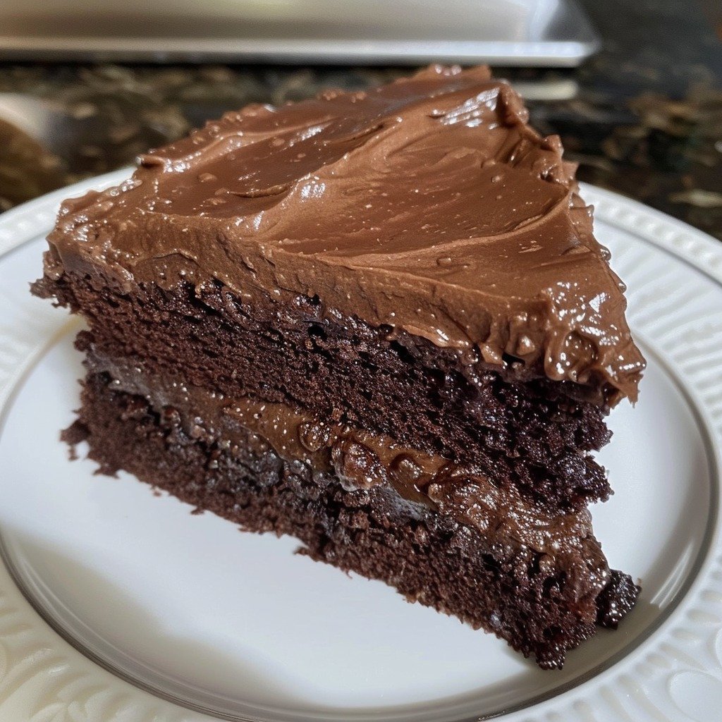 Chocolate Depression Cake