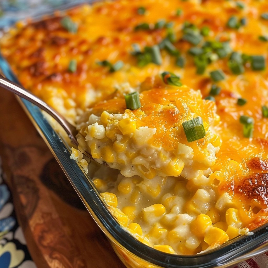 Cream Cheese Corn Casserole