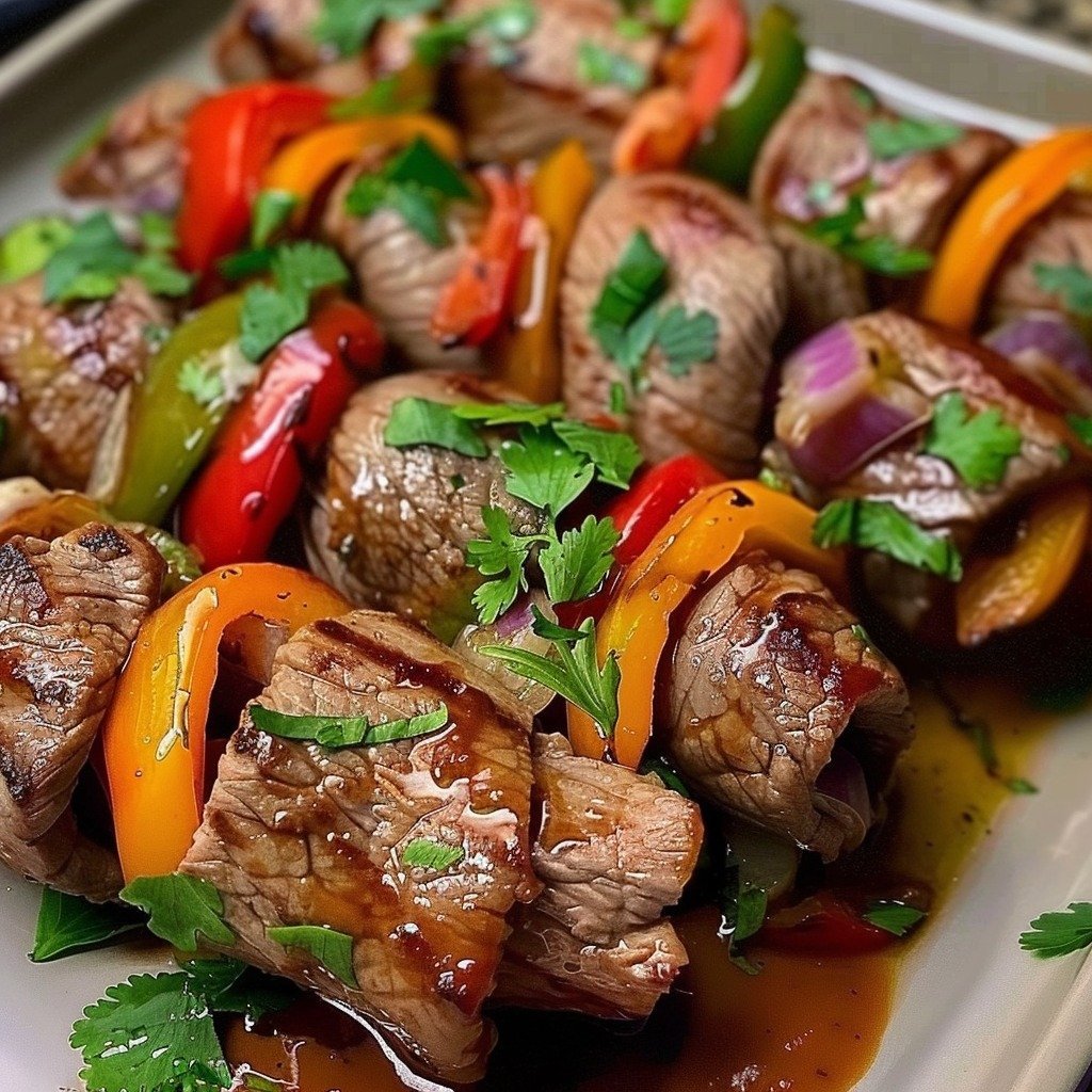 Healthy Steak Fajita Roll-Ups