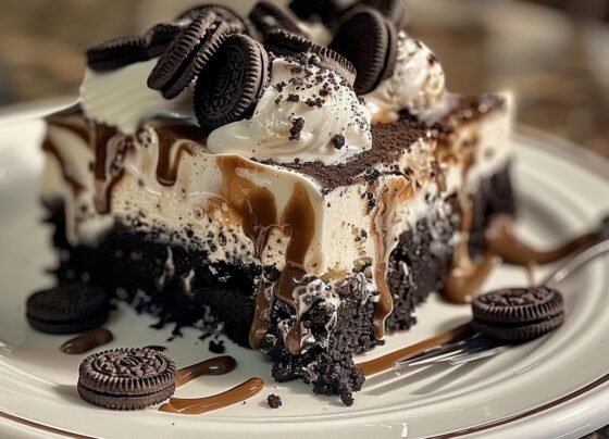 Oreo Brookie Ice Cream Cake prepared at home with simple ingredients and clear steps.