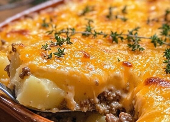 Easy Hamburger Potato Casserole prepared at home with simple ingredients and clear steps.