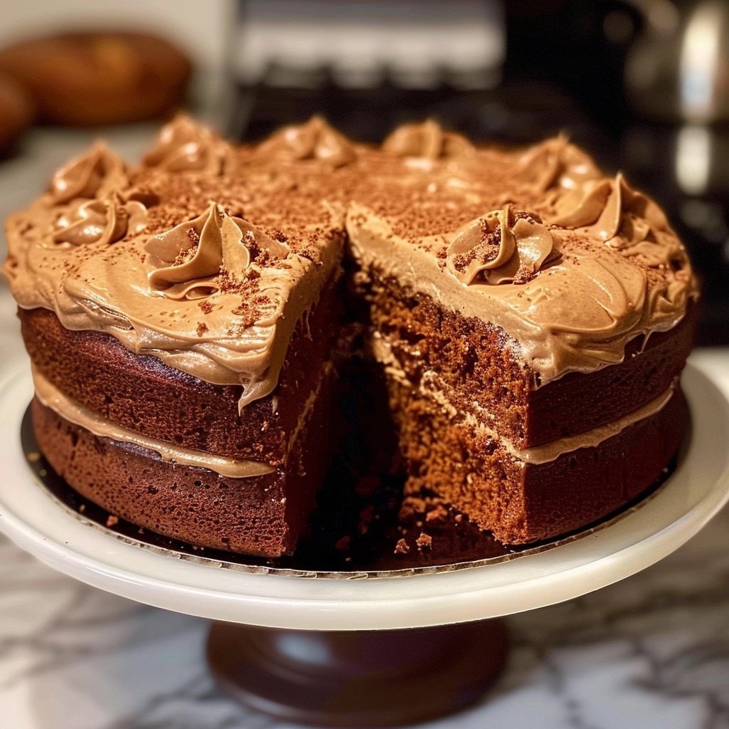 Gingerbread Cake with Cinnamon Molasses Frosting