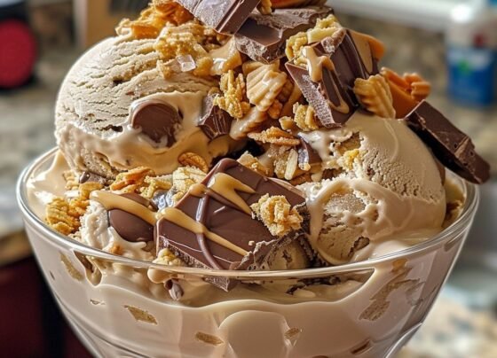 Snickers & Reese's Cookie Dough Ice Cream Extravaganza prepared at home with simple ingredients and clear steps.