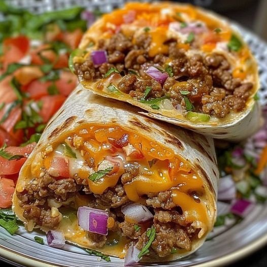 Nacho Cheese Beef Wrap