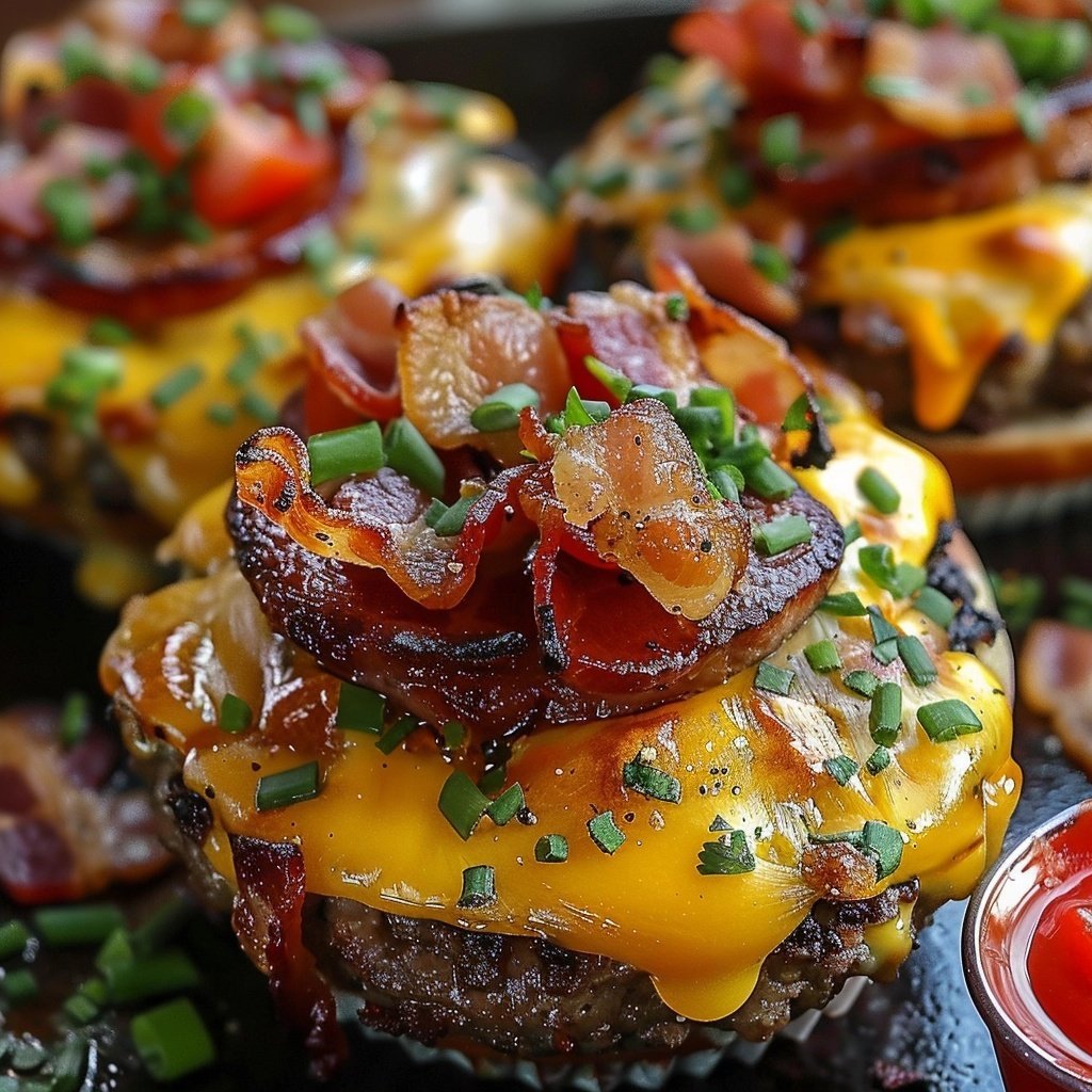 Bacon Cheeseburger Cups