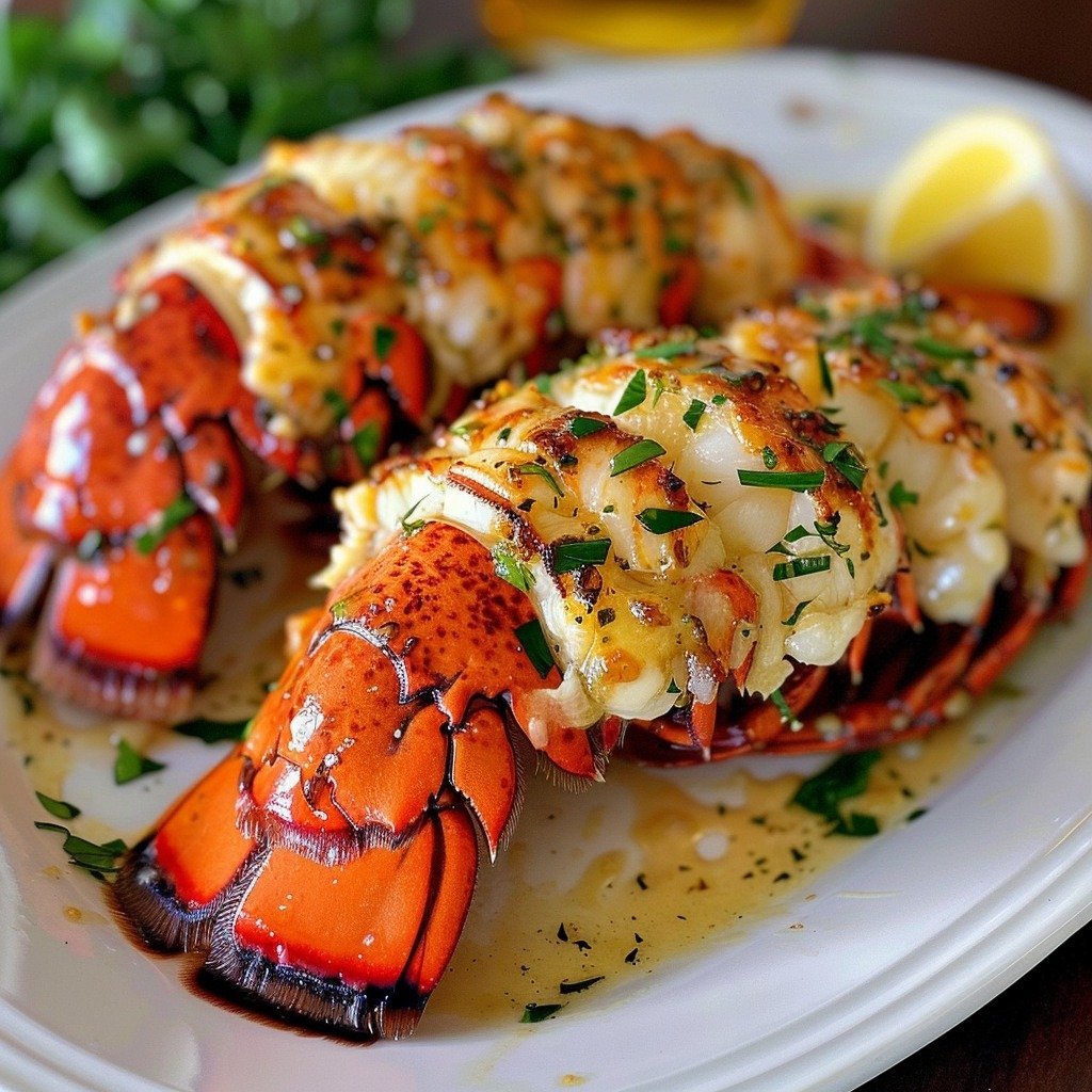 Here’s the recipe for Gourmet Butter Garlic Lobster Tails :