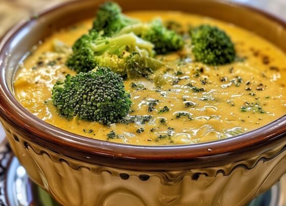 Easy Broccoli Cheese Soup prepared at home with simple ingredients and clear steps.