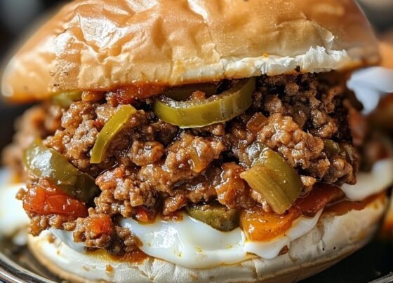 Dinner Idea Alert: Philly Cheesesteak Sloppy Joes! prepared at home with simple ingredients and clear steps.