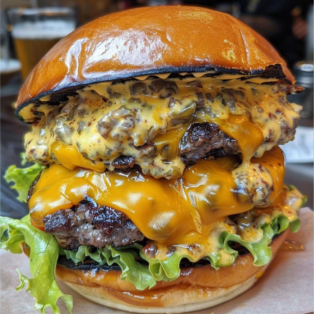 Ultimate Double Cheeseburger with Secret Sauce