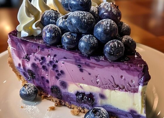 White Chocolate Blueberry Cheesecake prepared at home with simple ingredients and clear steps.