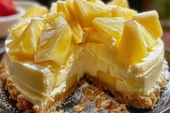 Pineapple Heaven Cheesecake prepared at home with simple ingredients and clear steps.
