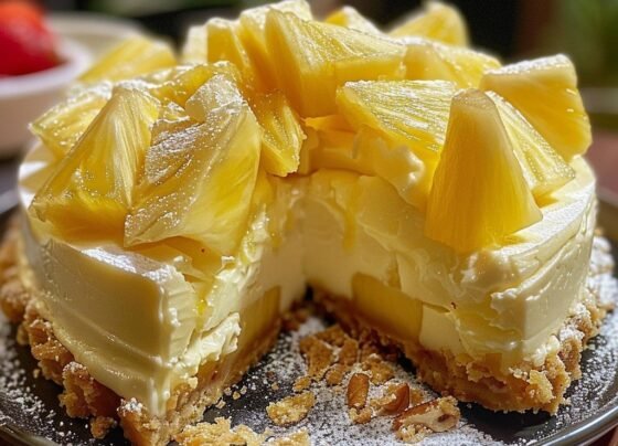 Pineapple Heaven Cheesecake prepared at home with simple ingredients and clear steps.