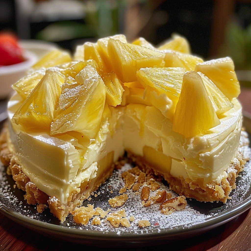 Pineapple Heaven Cheesecake