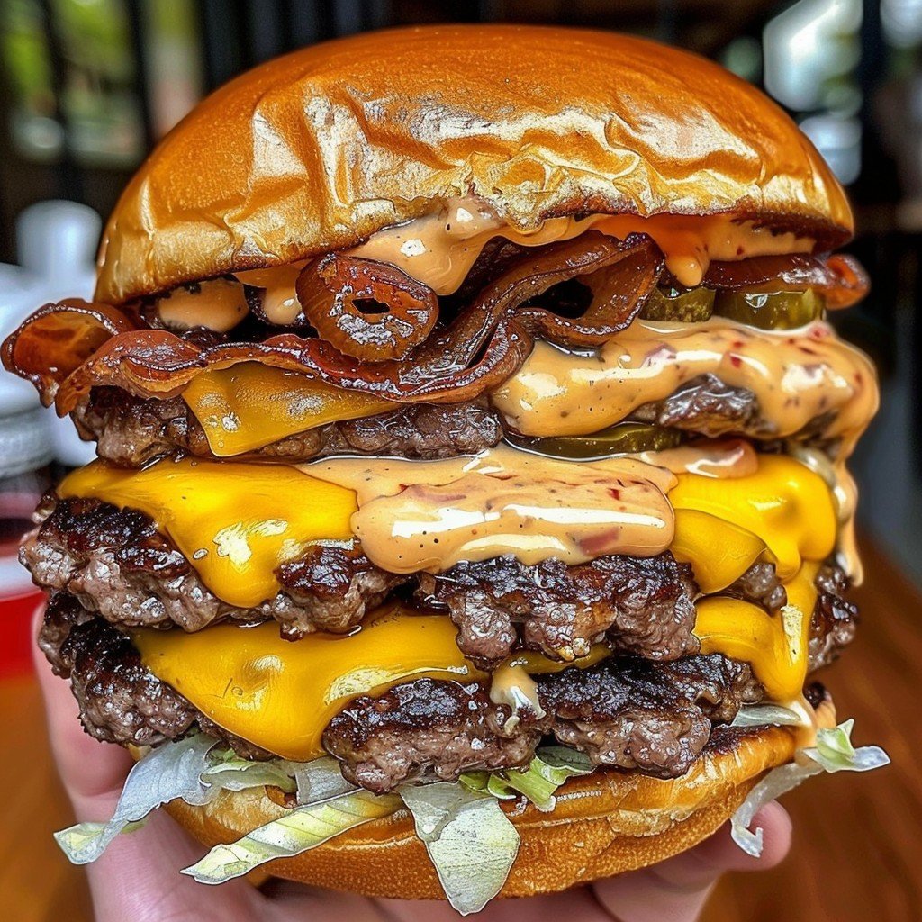 Triple Smash Burger