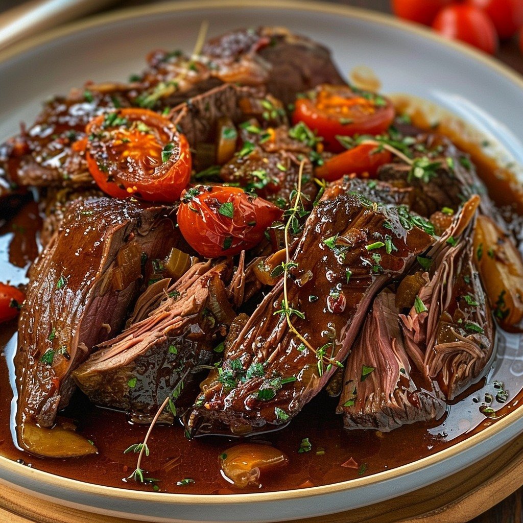 Tuscan-Style Slow-Cooked Beef Roast