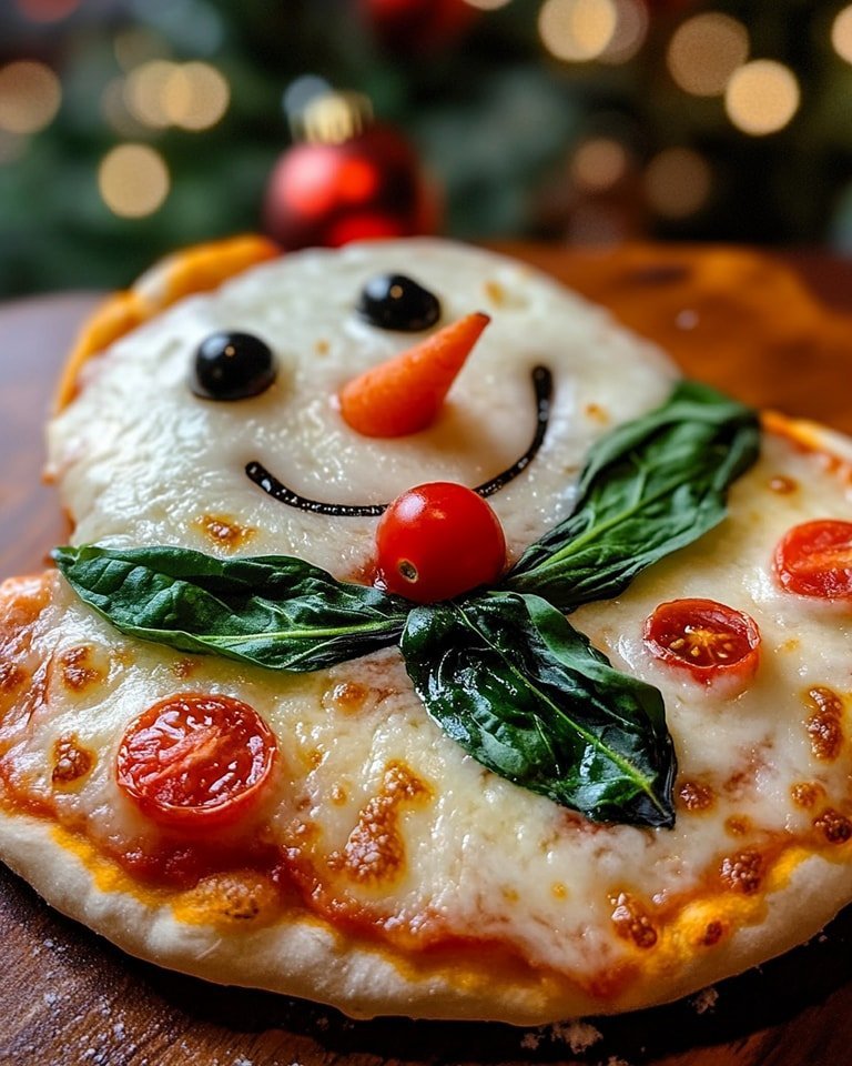 Snowman Pizza Recipe