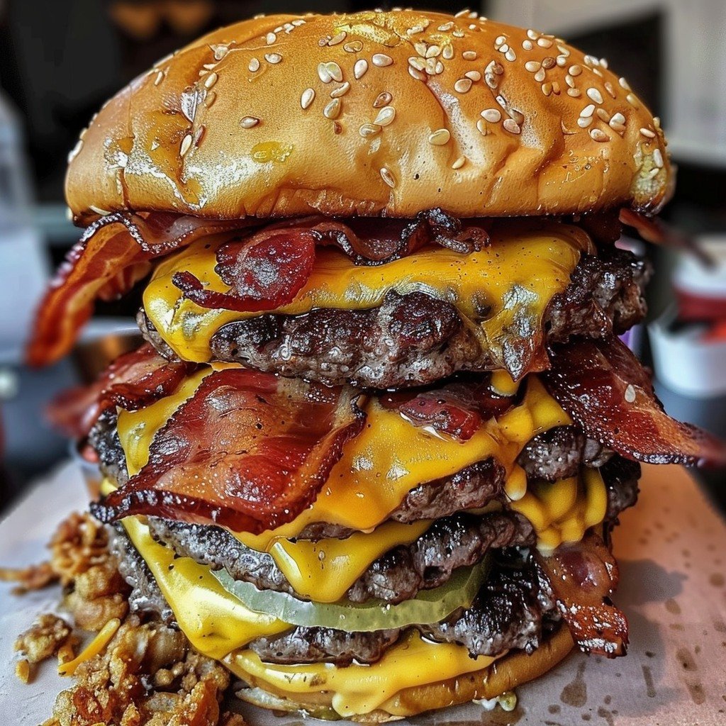 Ultimate Bacon Double Cheeseburger